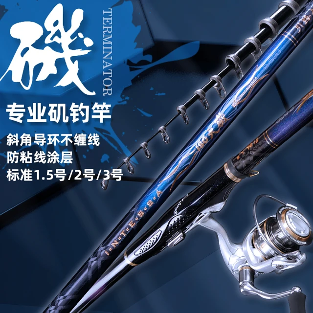 5.3M ISO Rod Fishing Rod Large Rock Fishing Rod Carbon Fibre Telescopic Fishing  Rod Seawater