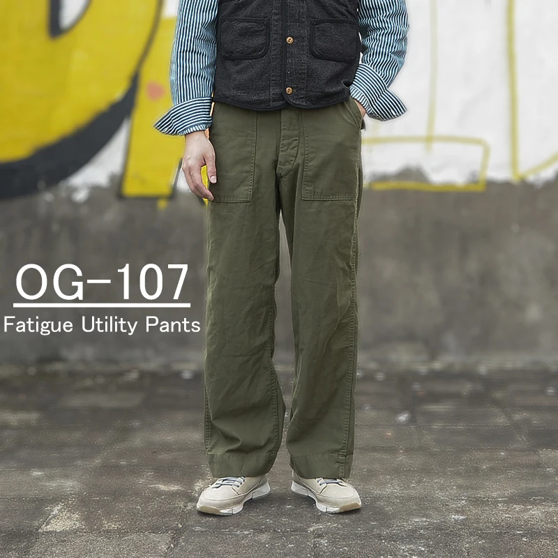 Non Sto Men's Casual Loose Work Pants High Waist Straight Leg Long Trousers Vintage Sle Cotton Youthful Energy een