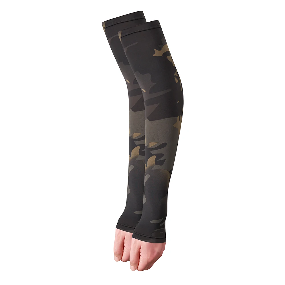 Outdoor Ice Silk Arm Sleeves UV Protection Running Fishing Cycling Sport Sunscreen Cuff Breathable Arm Sleeves