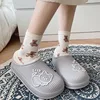 Winter Cotton Slippers Women Waterproof 2