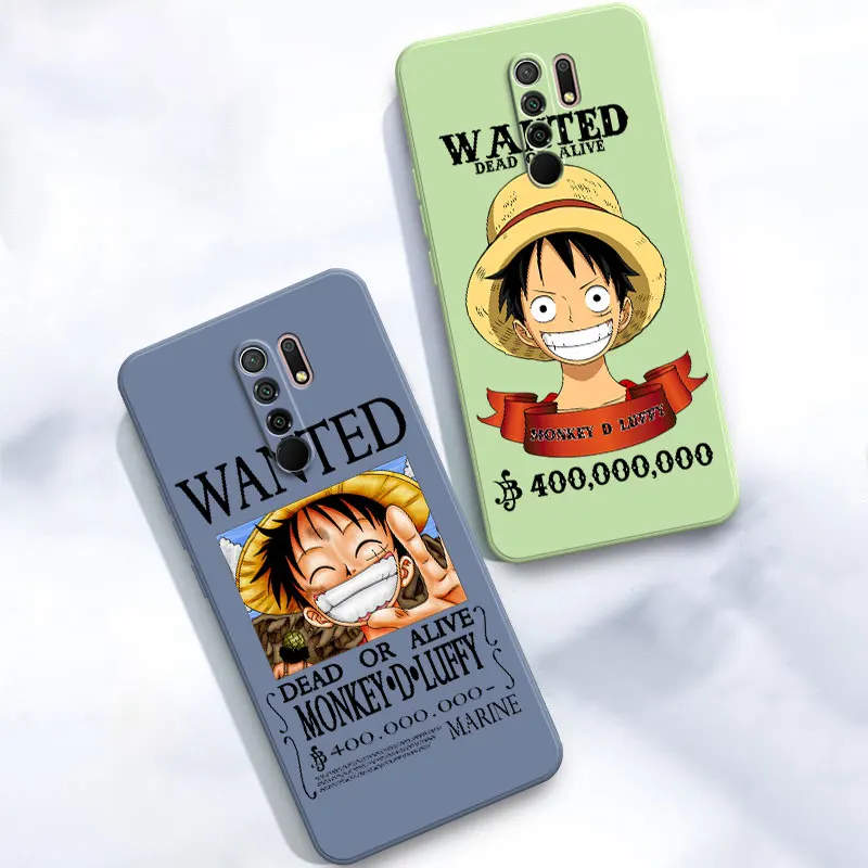One Piece Luffy Poster Silicone Case For Xiaomi 12T 13 11 Lite Ne 12X 12S 11T Pro 11I Redmi 12C 11A A2 A1 Plus 10A 10C 9A 9T 9C