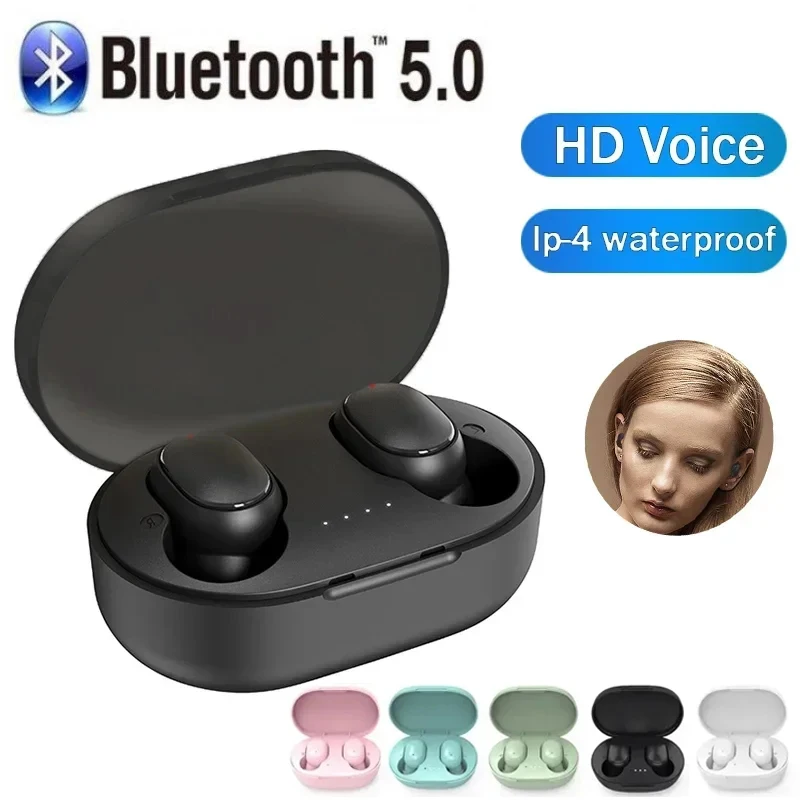 Wireless Bluetooth Earphones with Charging Case - Stereo Sport Earbuds with Microphone