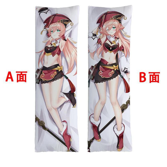 Genshin Impact Eula Pillowcase,Plush Game Printed Hugging Pillow Case Bedding Soft Toy Sofa Car Decorative For Anime Fans