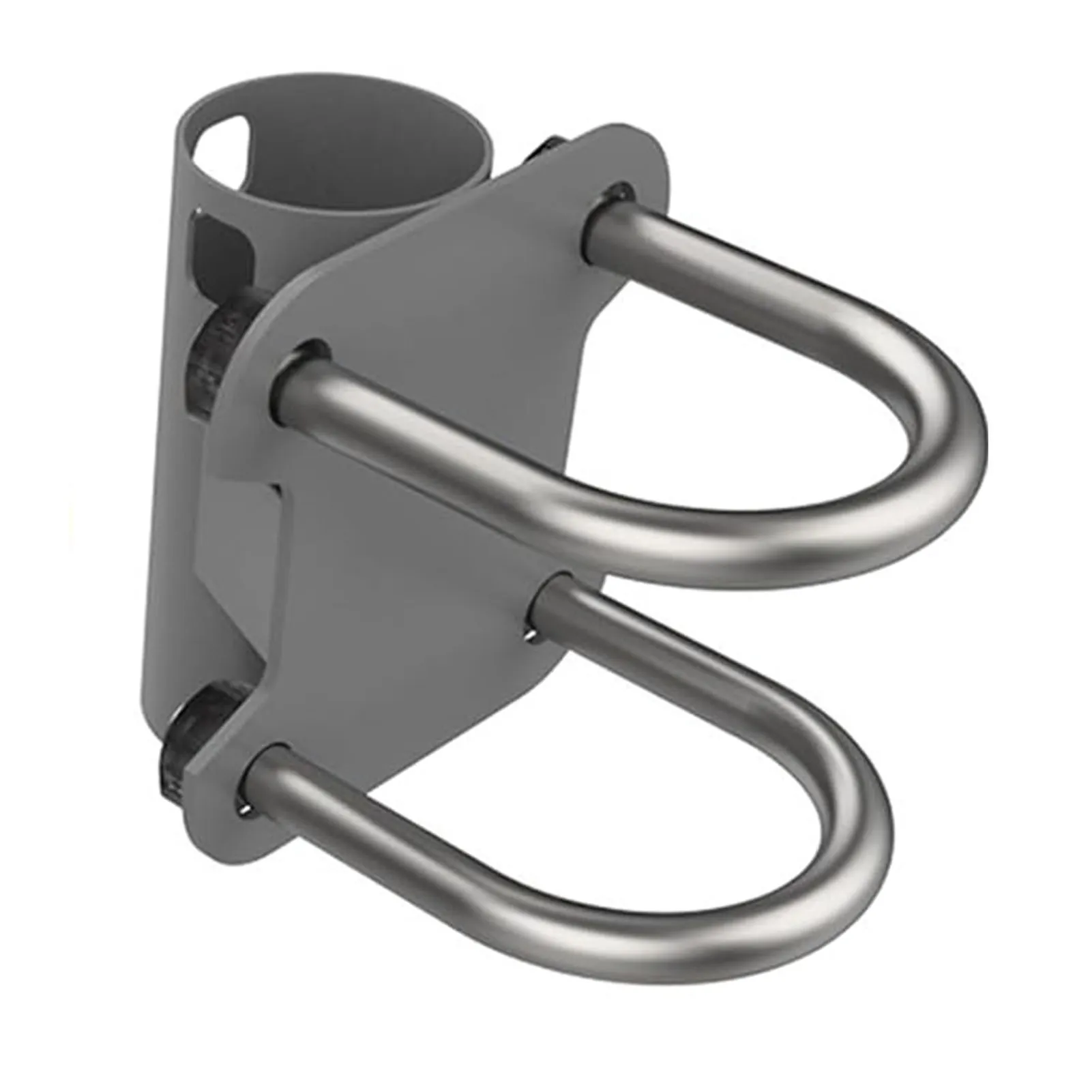 Aerial Mast Pipe Bracket Stainless Steel 30mm-50mm Adjustable U Shape Antenna Mounting Bracket Pole to Pipe Adapter For Starlink