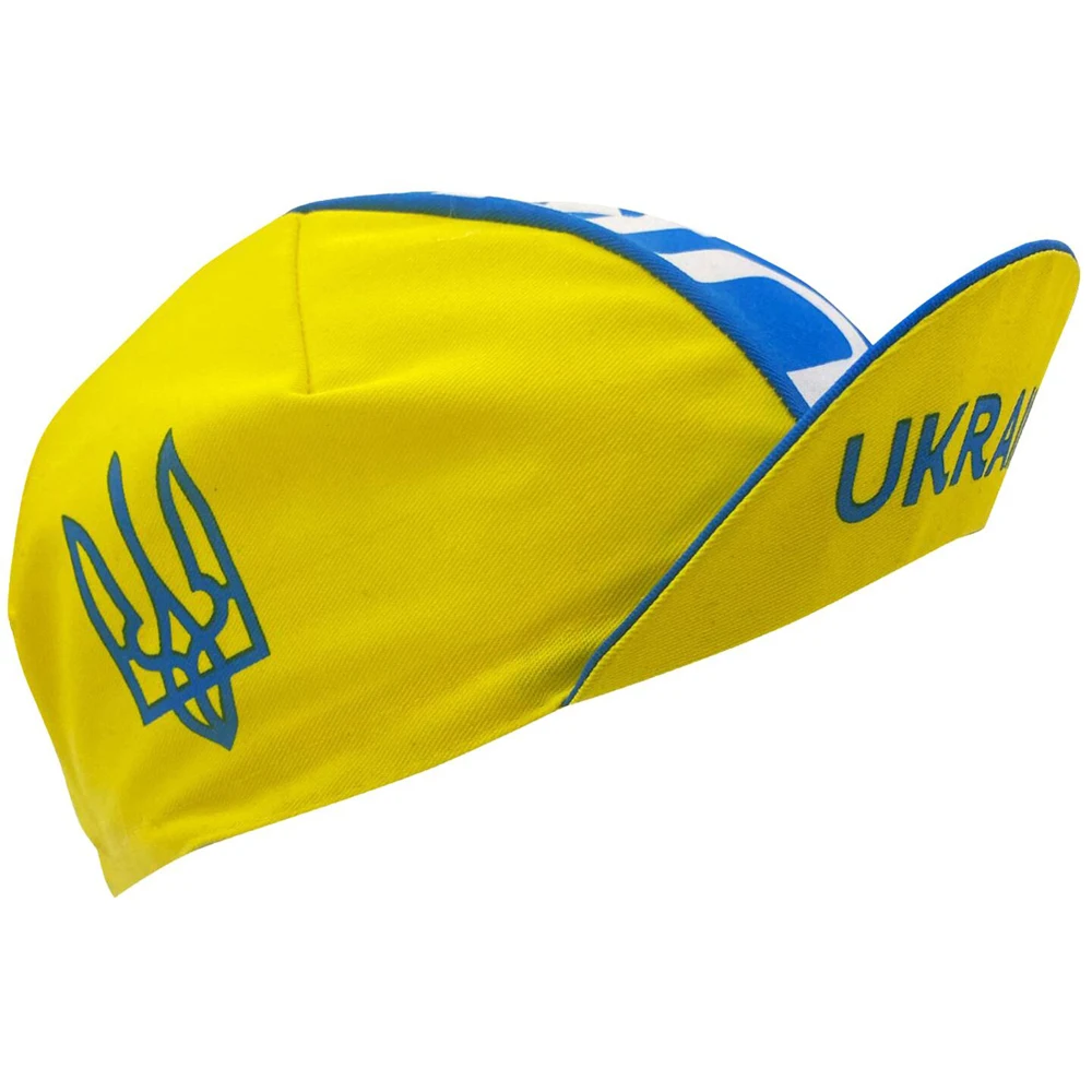 Ukraine Yellow Blue Cool New Classical Cycling Caps OSCROLLING Gorra Ciclismo Unisex 2
