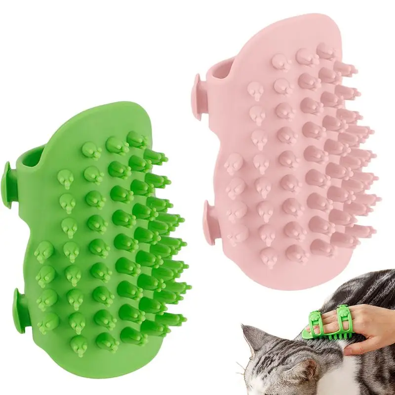 

Cat Self Groomer Brush Silicone Cat Brush For Shedding Hair Grooming Massage Comb Scratcher Pet Brush Self Massage Tool Cat Pet