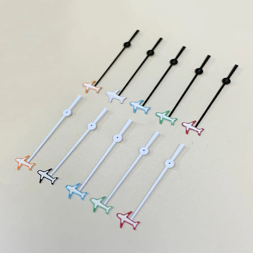 時計の針個別飛行機秒針夜光時計アクセサリー腕時計修正部品NH35