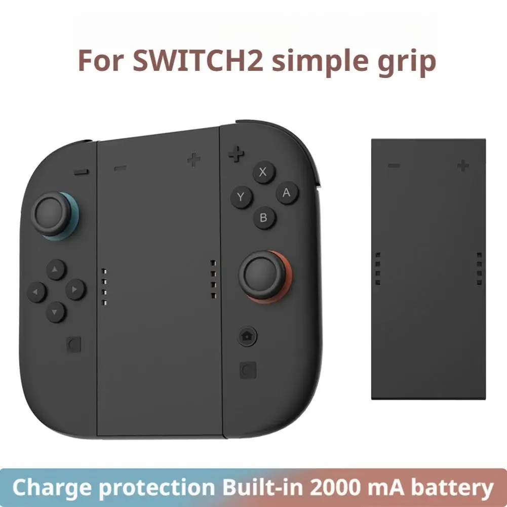 스위치 2 핸들 충전기 자기 유도 게임 그립 2000mAh 콘솔 보호 배터리 고속 액세서리 충전 충전 F6M5
