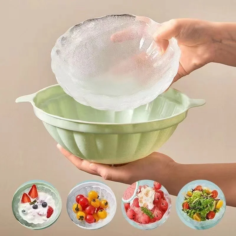 

Ice Bowl Mold New Ice Cube Tray Mould Smoothie Maker Cup Ice Cream Maker Bowl Dining Bar Party Platter Decoration Tool Ice Molds