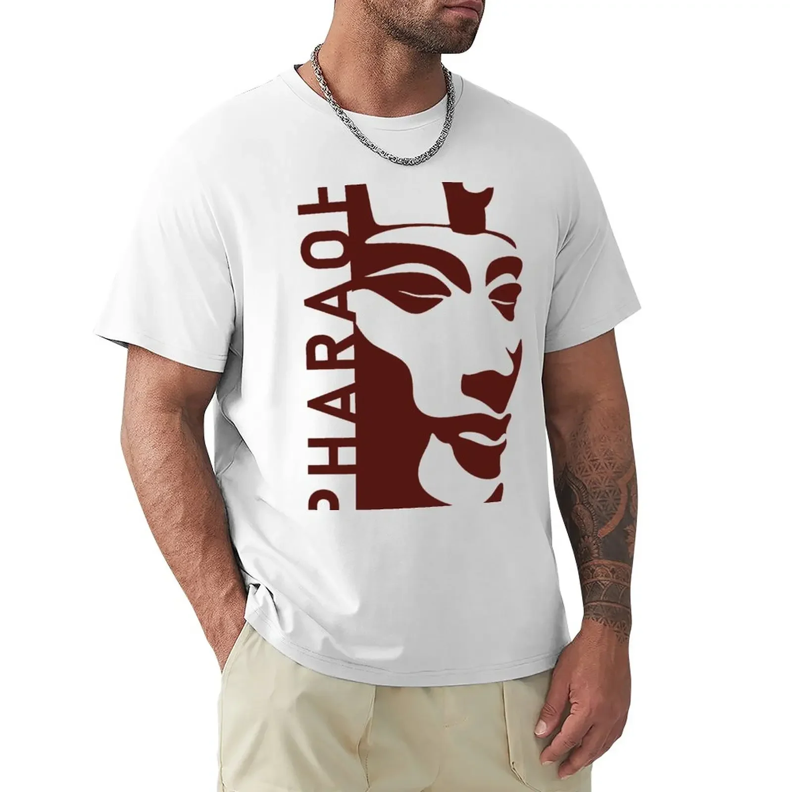 

Pharaoh T-Shirt hippie clothes oversized mens big and tall t shirts tees oversizeds quick drying mens t shirts
