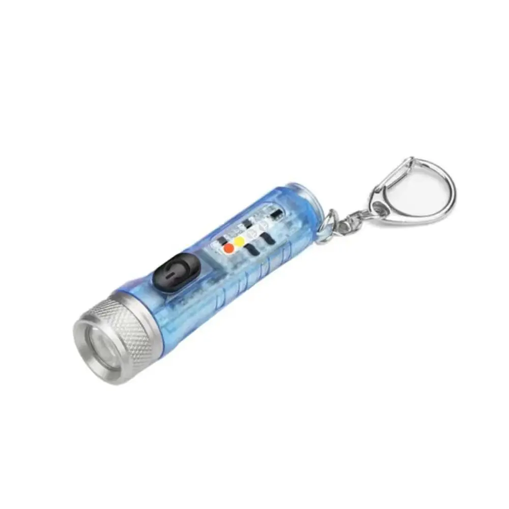 Type-C Charging Mini Flashlight Emergency Lamp Magnetic Attraction Keychain Light ABS Lightweight Portable Flashlight Camping led flashlight mini flashlight led flashlights camping light mini led flashlight led torch light