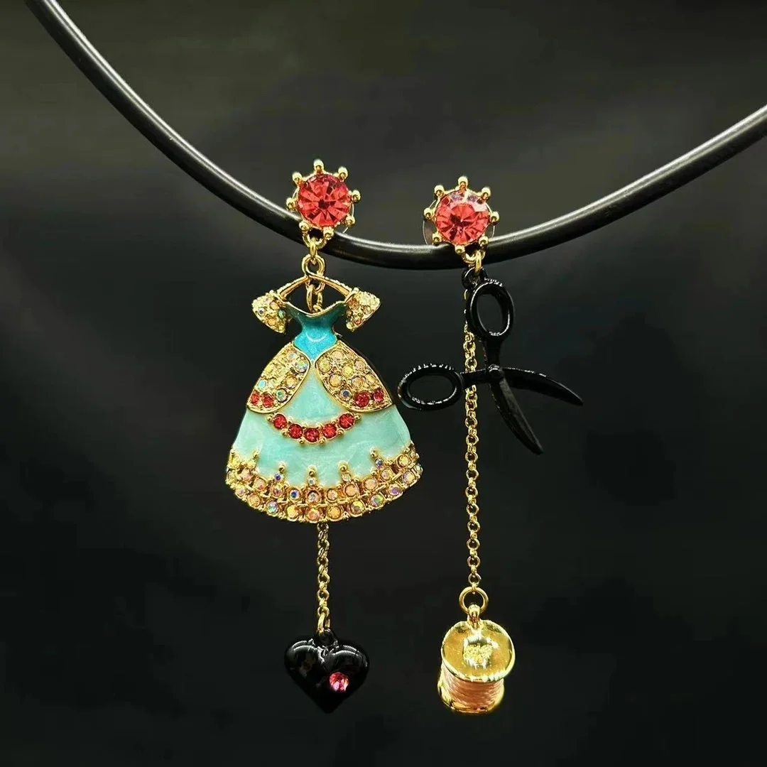 

Medieval Jewelry Tasseled Ballet Skirt Earrings For Women Girls