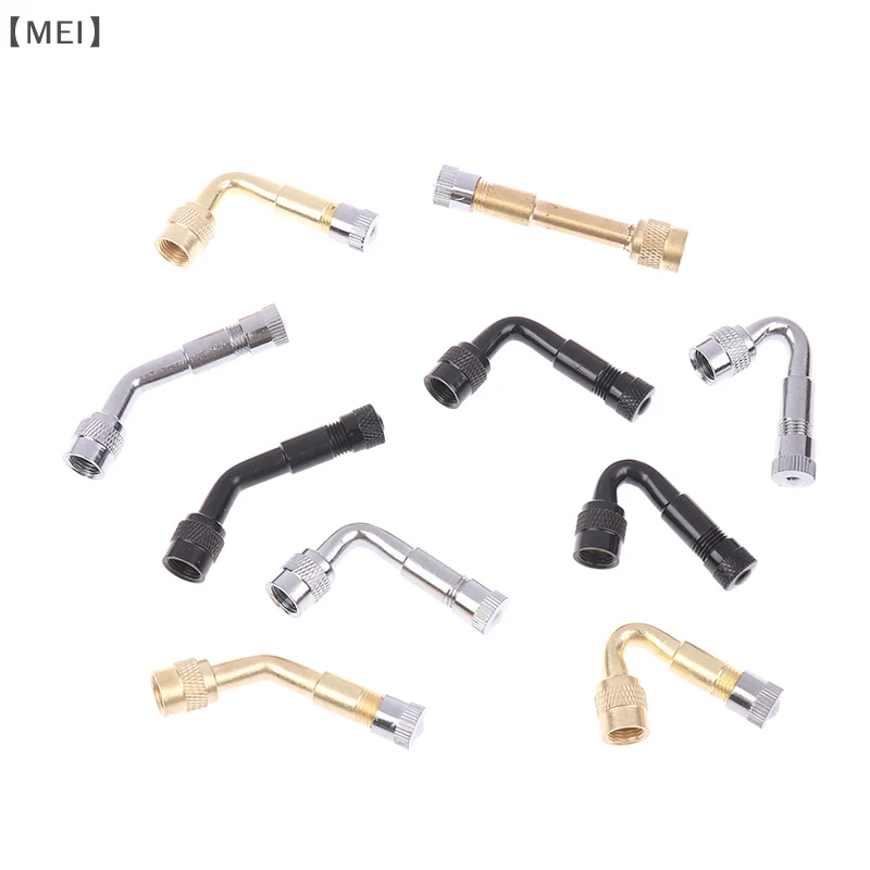 45 90 135 Degree Angle Bent Valve Adaptor Tyre Tube Valve Extension Adapter For Motorcycle Truck Car Moto Bike