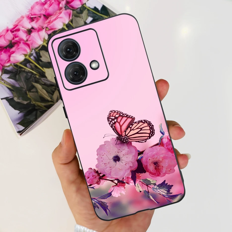 Fashionable Floral Painted Soft Silicone Phone Case - 2023 New Design Cover with Bumper Protection