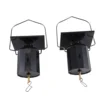 Solar Hanging Display Motor Rotating Small Motor Solar Energy Wind Spinner Motor Multi-Purposes Rotatable Hook 2Pcs 6