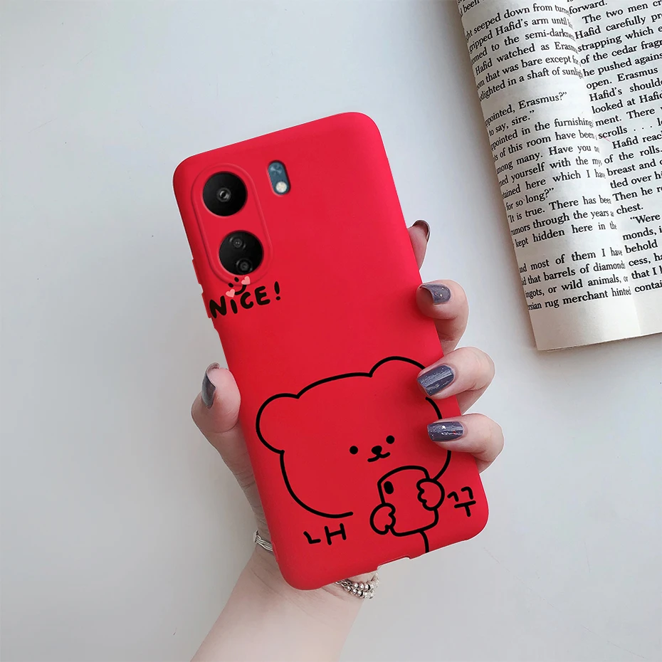 Cute Cat Cartoon Soft TPU Silicone Phone Case - Protective Back Cover and Bumper Design