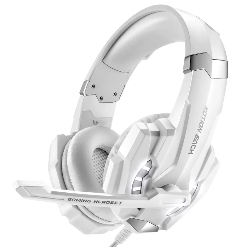 Enhanced 3D Surround RGB LED Gaming Headset with Noise-Cancelling Microphone and Memory Foam Comfort