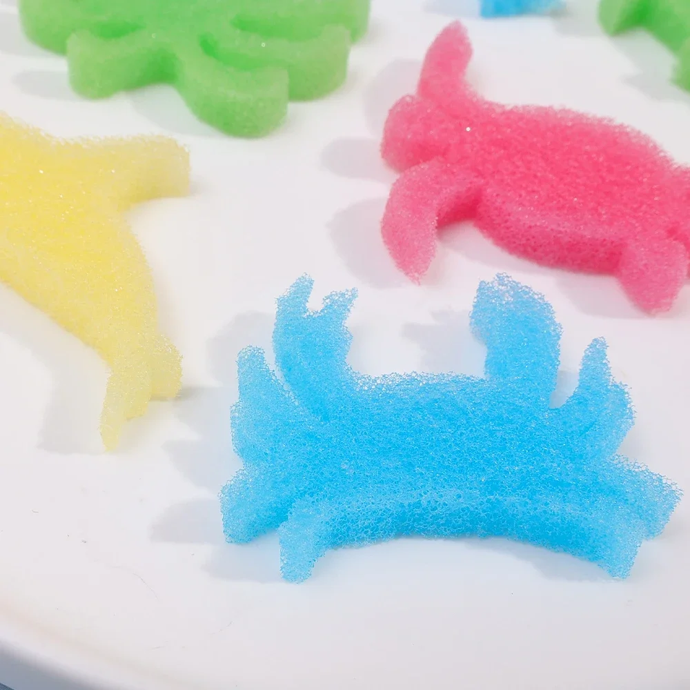 Soaking Water Expansion Capsule Shower Toy 12PCS Dinosaur Water Absorbing Sponge Grows Big Baby Playing Puzzle Toys sponge capsule toys