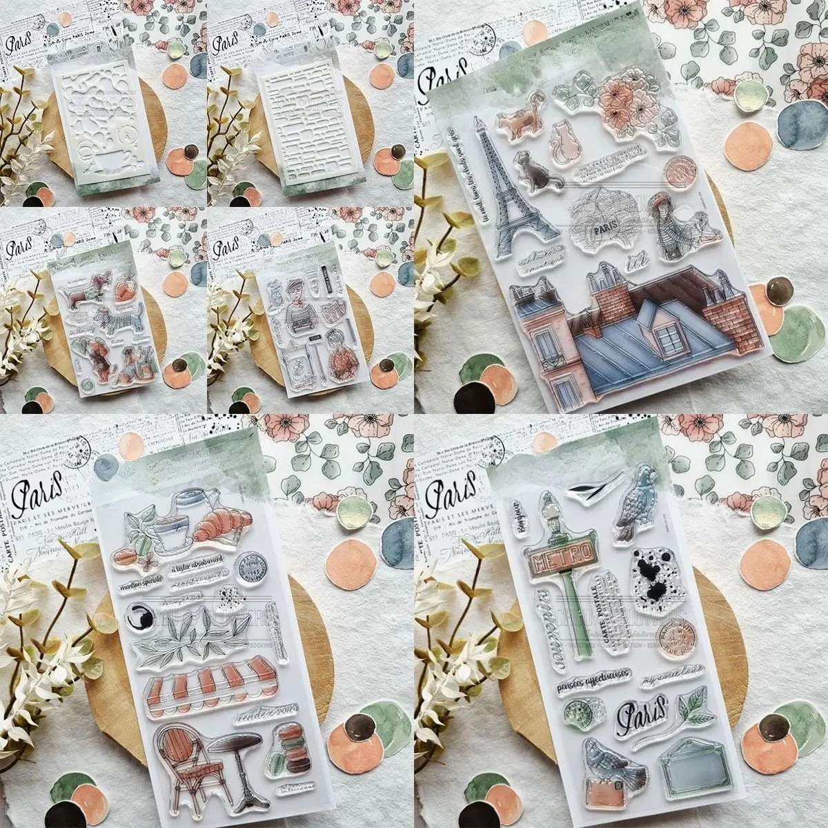 Paris Travel Silicone Stamp 1