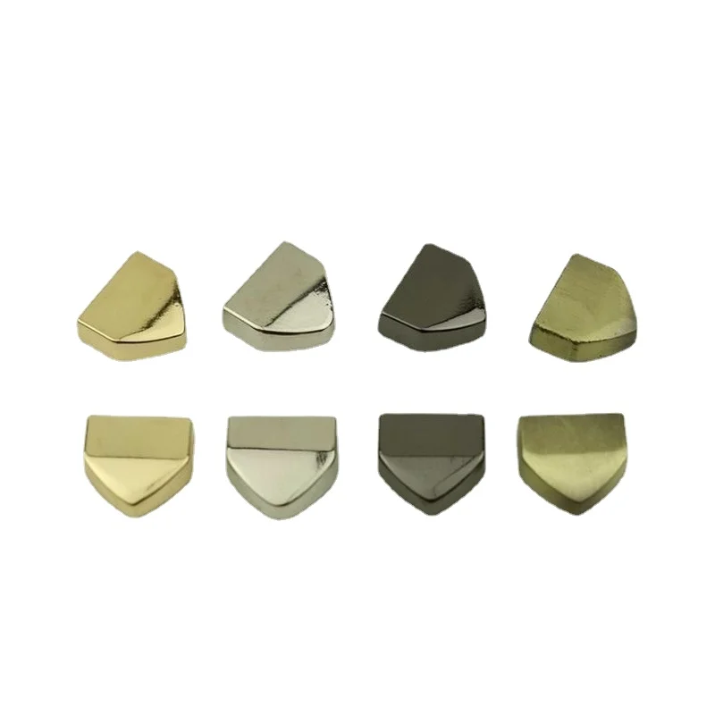 

50pcs/lot Triangle Vintage Metal Zipper Tail Clip Stopper Plug Handbag Hardware Sewing Accessories Wholesale