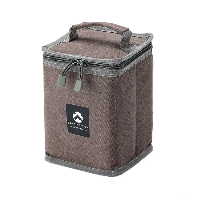 

CAMPINGMOON Lamp Bag Gas Cylinder Carrying Bag Gas Tank Outdoor Tools Pouch Lamp Storage Bags 4 Layers Fabric Design