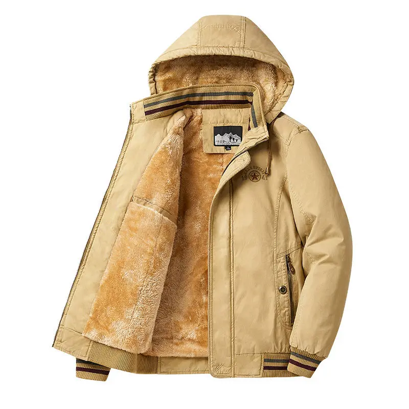 Men's Jackets Parkas Down Light Winter Sweat-shirt Coats Models Bomber Mens Sports Sweat-shirts Cardigan Man Hooded Knitted Coat