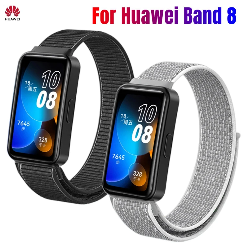

Watchband for Huawei Band 8 Soft TPU Silicone Sport Strap Huawei Band8 Smart Watch Bracelet Band8 With Screen Protector Film
