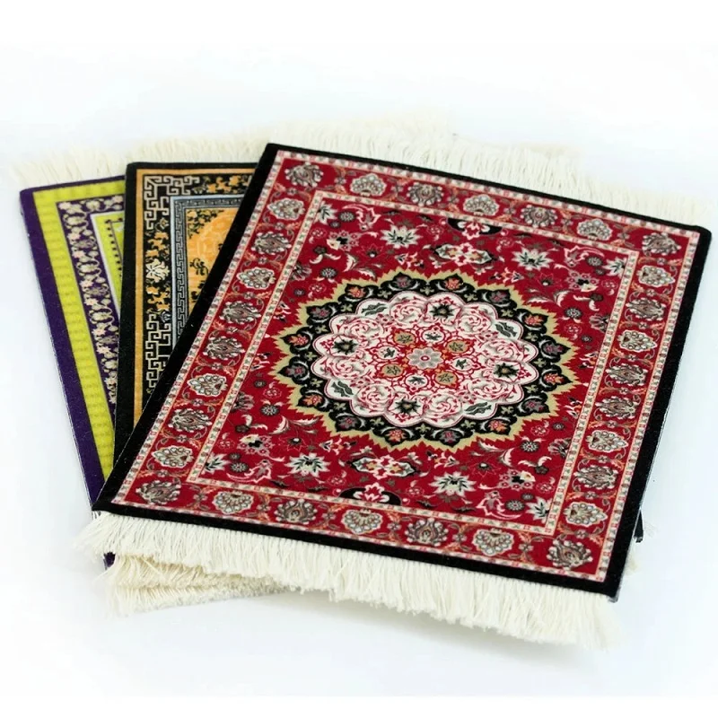 PC Mousepad Persian Carpet Style Rubber Anti-slip Durable Printing Rectangle Gaming Mouse Pads Computer Tablet Mat