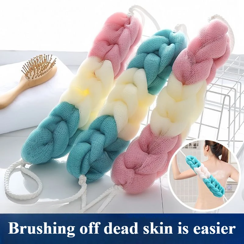 Soft Shower Mesh Foaming Sponge Body Scrub Exfoliating Back Brush Skin Cleaner Bath Bubble Ball Skin Care Bathing Accessories 1