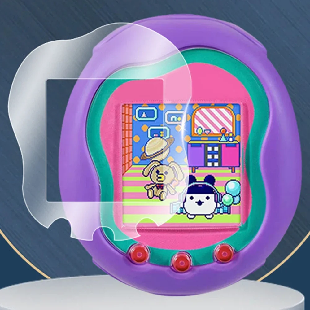 Screen Guard Protector Anti-Scratch PET/TPU Game Console Film Anti Fingerprint HD for Tamagotchi Uni Band Pet Accessories