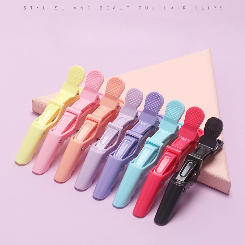 Colorful Alligator Hair Clips 6Pcs Clamps Hairdressing Professional Salon Hair Grip Crocodile Hairpins Barber Accessories hair clips hair accessories