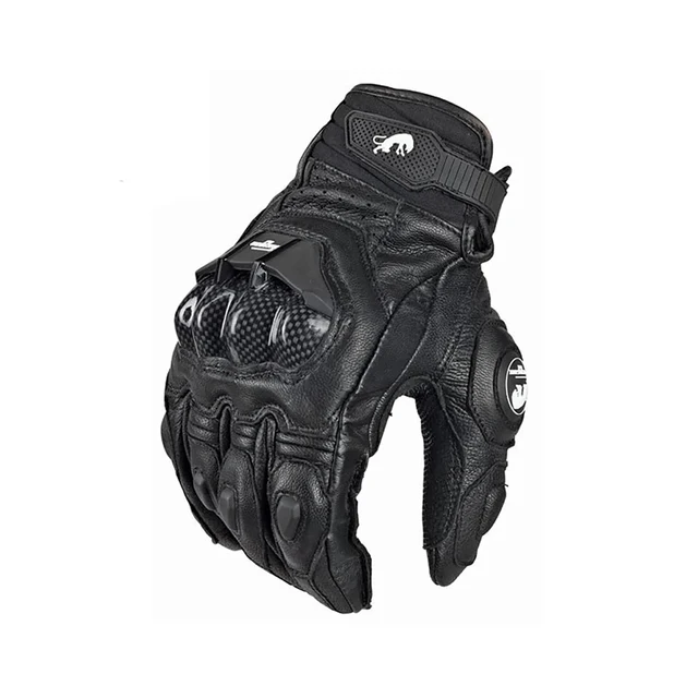 Genuine Leather Motorcycle Gloves 1