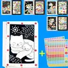 10 Sheets/Lot Funny Puzzle Dot Stickers For Kids Cute Cartoon Animal Drawing Mosaic Sticker Children Early Educational Patience 4