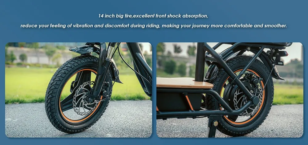 Kukirin C1 Pro 2025 Electric Scooter with Seat 14 "Tire 500W Motor 48V 26Ah Battery 45Km Max Speed Electric Motorcycle S20c534bd66604203a368ac857c704185d