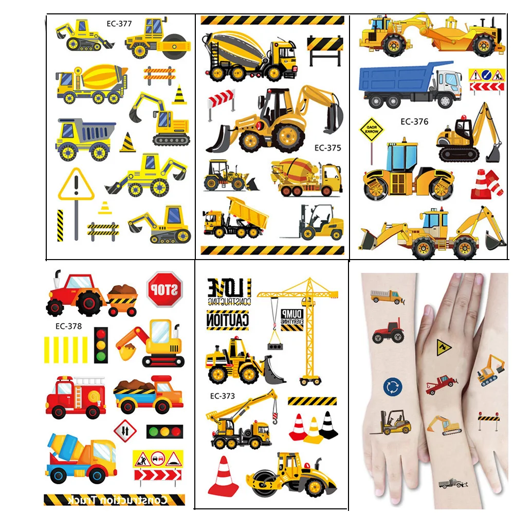 Construction Party Favors Supplies -Including Paper Glasses Gift Bag...