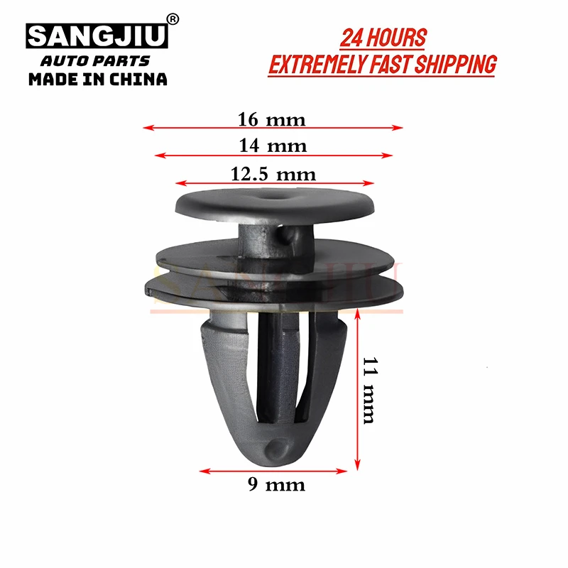 20 clips de retención de parachoques para guardabarros, compatibles con Honda Acura