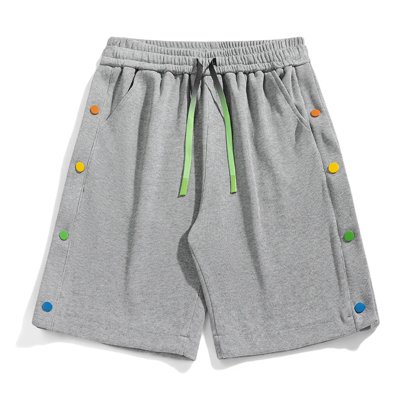 Men's Shorts Summer Nickel Pants Waist Solid Color Fashion Clothing Sweatpants Joggers Basketball Clothes Casual Knee Length