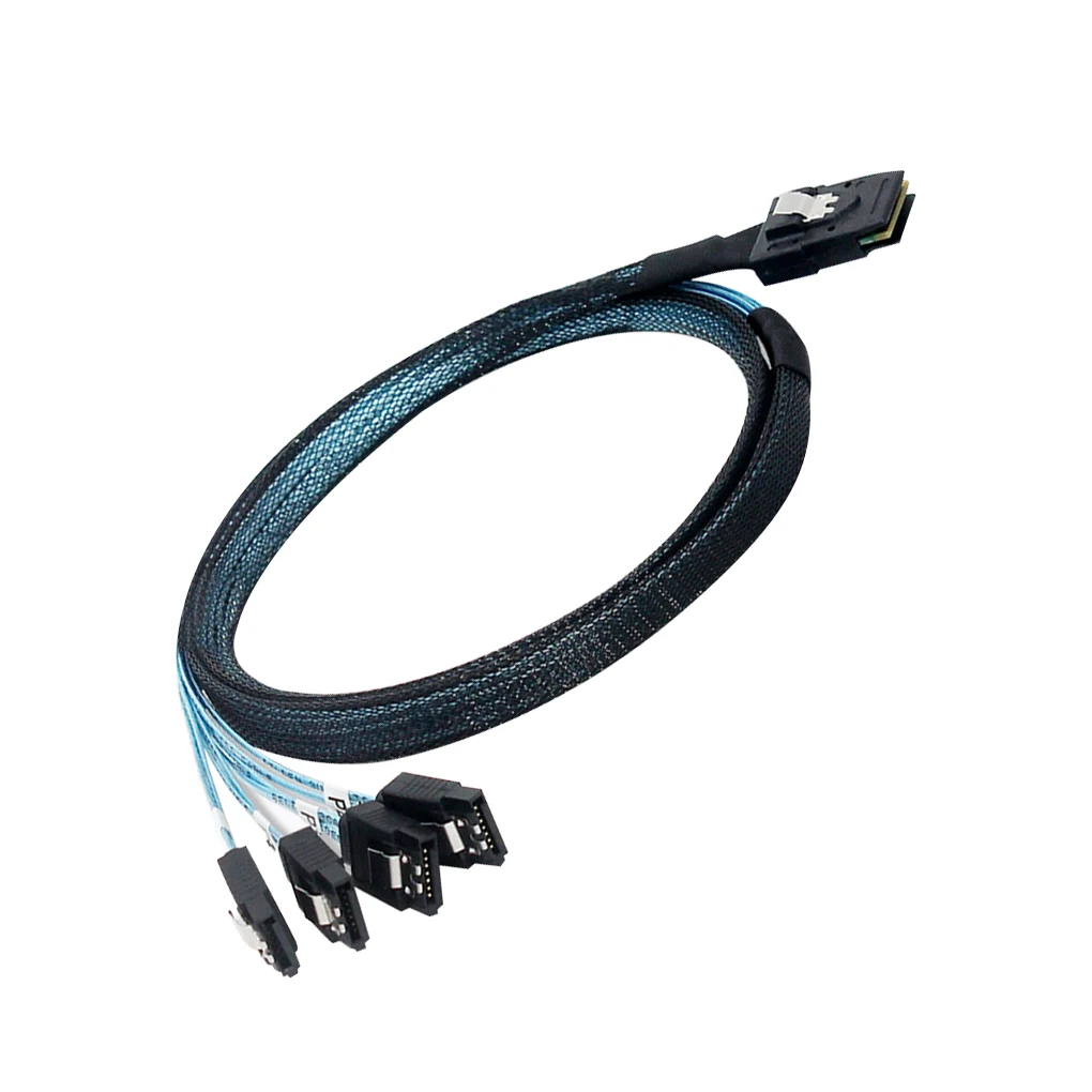 SAS to SATA Adapter Mini SAS 8087 to SATA 3 0 Splitter Converter Cord