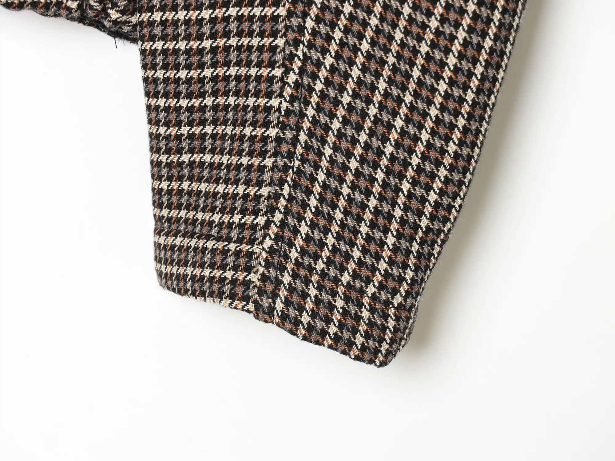 KONDALA Trendy High Street Plaid Jacke Frauen Herbst Vintage Revers Zipper Jacke 2026 Frühling Mode Casual Pendeln Weibliche Jacke – Detail 8