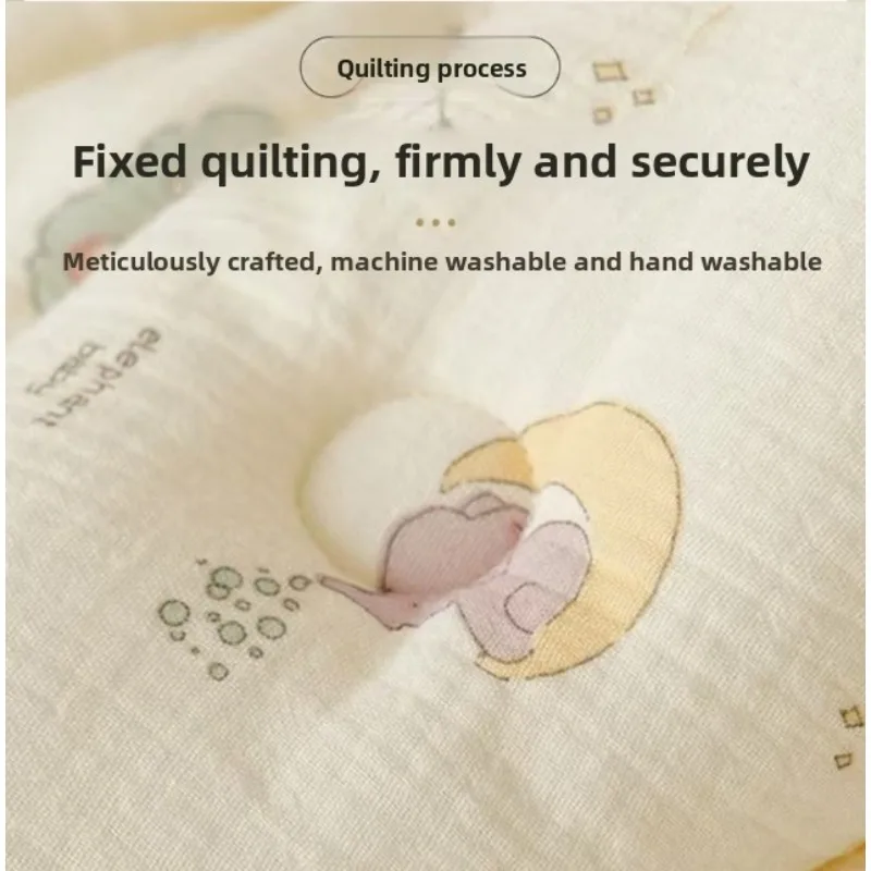 High Quality Cotton Newborn Swaddle Blanket with Cute Bunny Ears Hospital Delivery Wrap Extra Soft Thermal Baby Swaddling New - 5