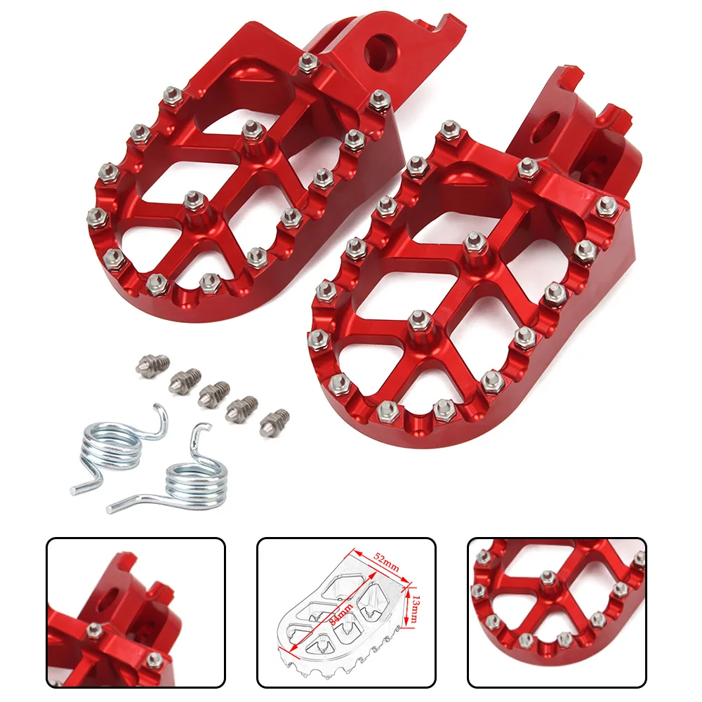 Motorcycle CNC Foot Pegs Rests Footpeg Footrests Shifter Shift Lever Pedal motorcycle accessories motorcycle footrests motorcycle foot pedals For HONDA CRF250R CRF450R CRF250X CRF450X CRF 250R