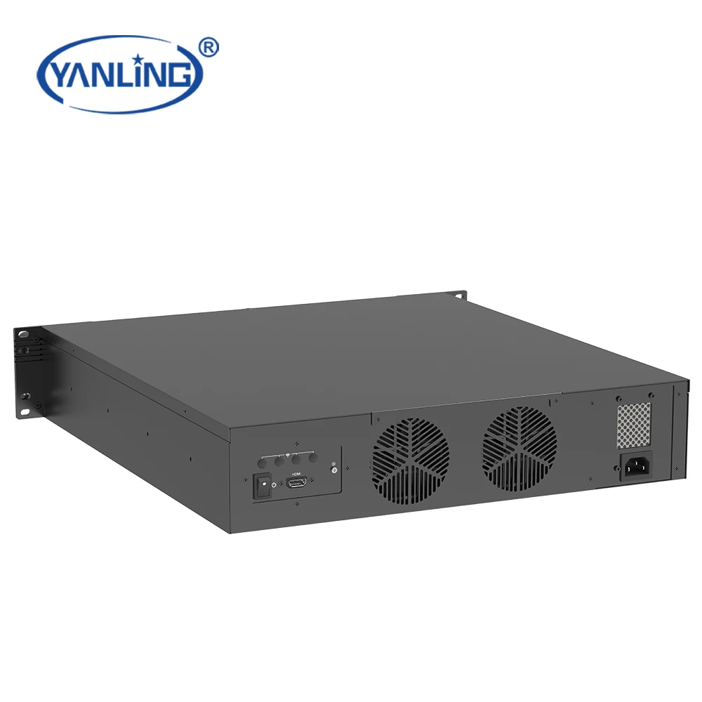 2U 랙 서버 (데이터베이스용) 6개 RJ45 LAN 포트, 2개 그룹 바이패스, 산업용 컴퓨터 (2U 방화벽 및 VPN 탑재)