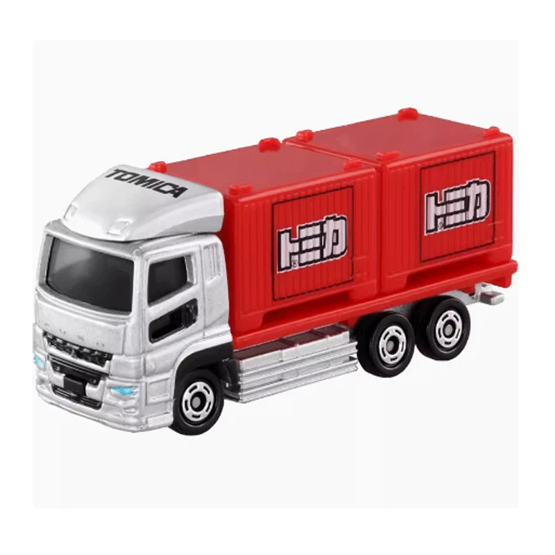 

TAKARA TOMY TOMICA модель автомобиля из сплава № 85 Mitsubishi Fuso, грузовик для транспортировки, украшенная комната, игрушки для мальчиков