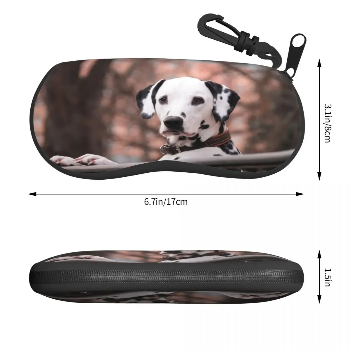 Glasses Bag Protective Case Cute Dalmatian Dog Women Men Sunglasses Case Box Reading Eyeglasses Box Accessories
