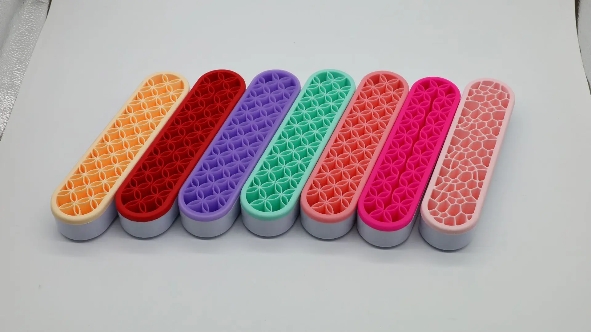 Make-up Pinsel Aufbewahrungsbox mit Mehrfachfächern Gesichtsmalerei-Pinsel Aufbewahrungsbox Bequem zu Transportieren – Detail 4