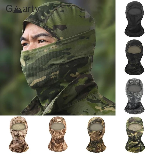 Camouflage Balaclava Full Face Maske Schal Taktische Airsoft Hüte