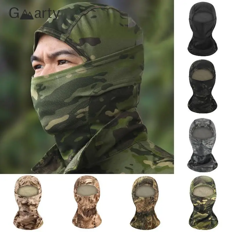 Tactical Military Balaclava Military Camo Face Mask Hunting Neck Hood Ski  Masks