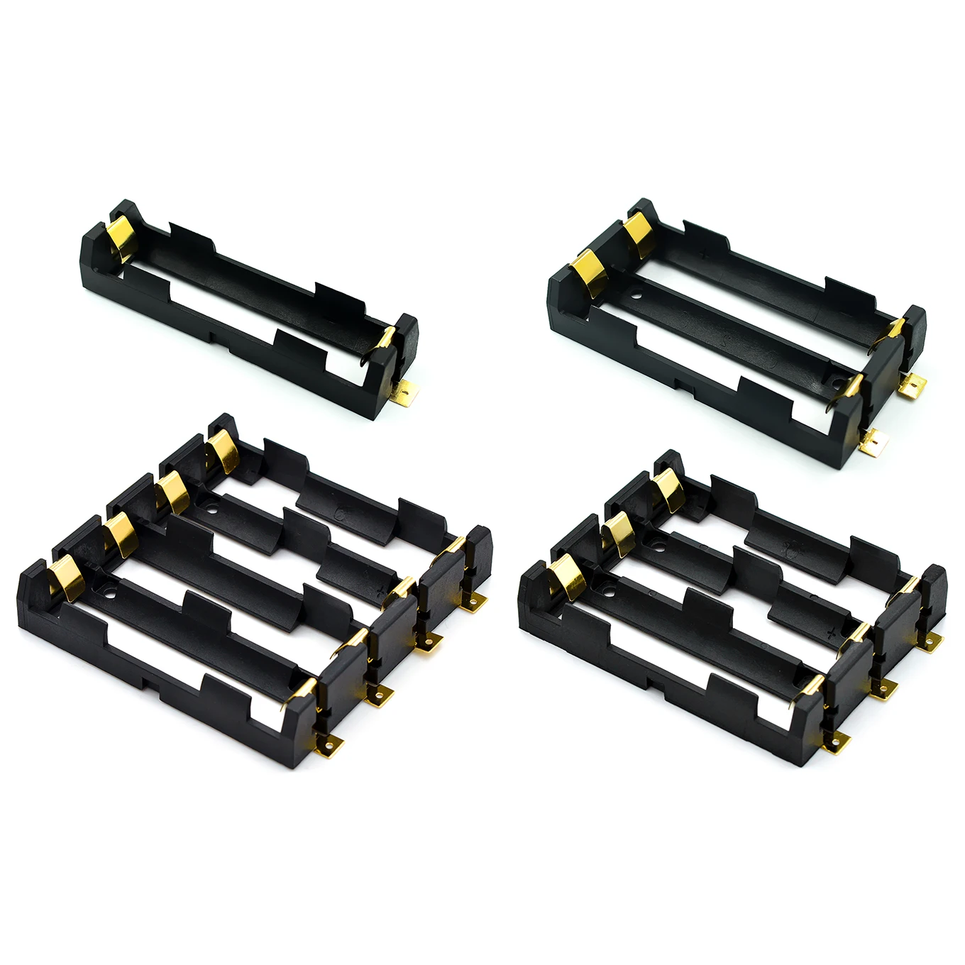18650 battery holder SMT SMD battery box storage case container power bank with bronze pins rechargeable 1X 2X 3X 4X