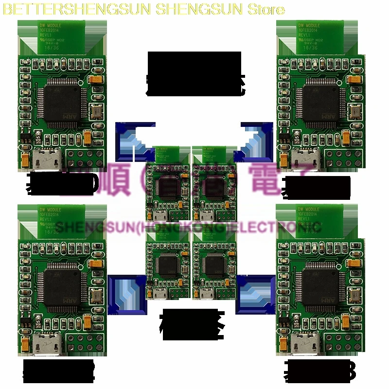 

Плата Mini3 UWB, модуль наружного позиционирования DWM1000