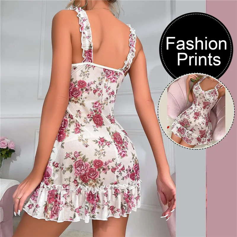 Рисунок 2 - Пикантная ночная рубашка с принтом для женщин